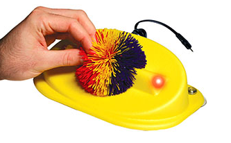 Koosh Switch with User Activating by Playing With Koosh Ball
