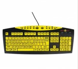 Keys U See Large Print Keyboards Yellow