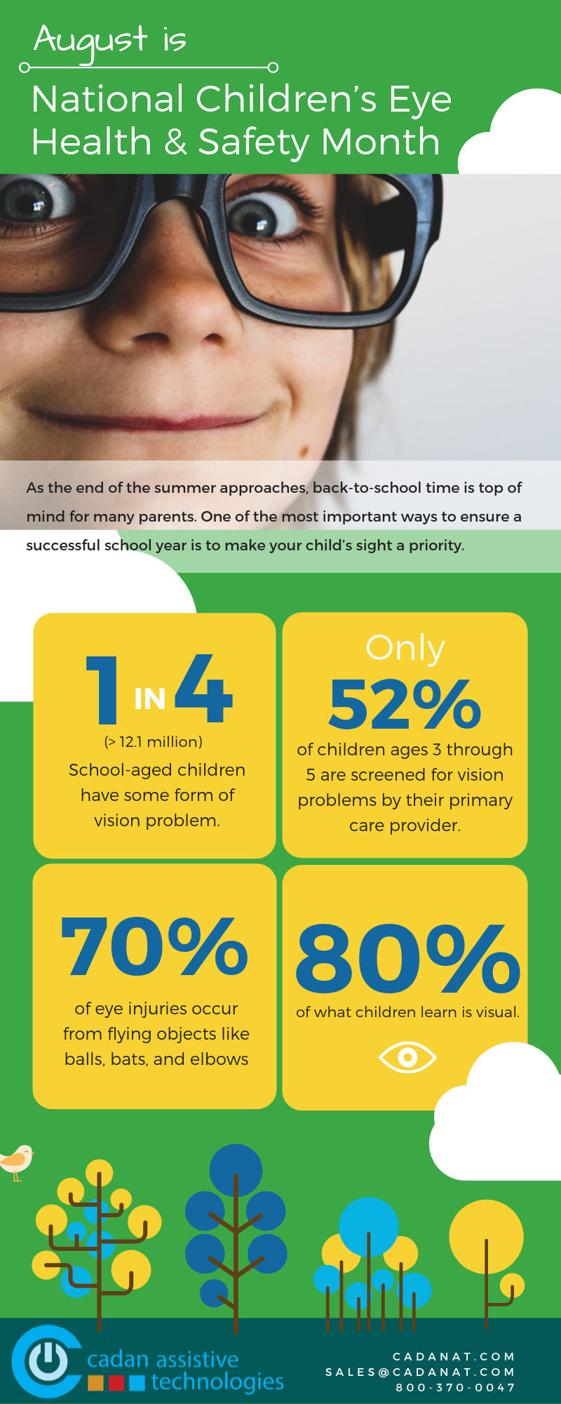 August - National Children’s Eye Health & Safety Month