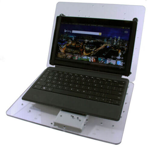 Keyboard Tablet Tray w/Hinged Keyboard